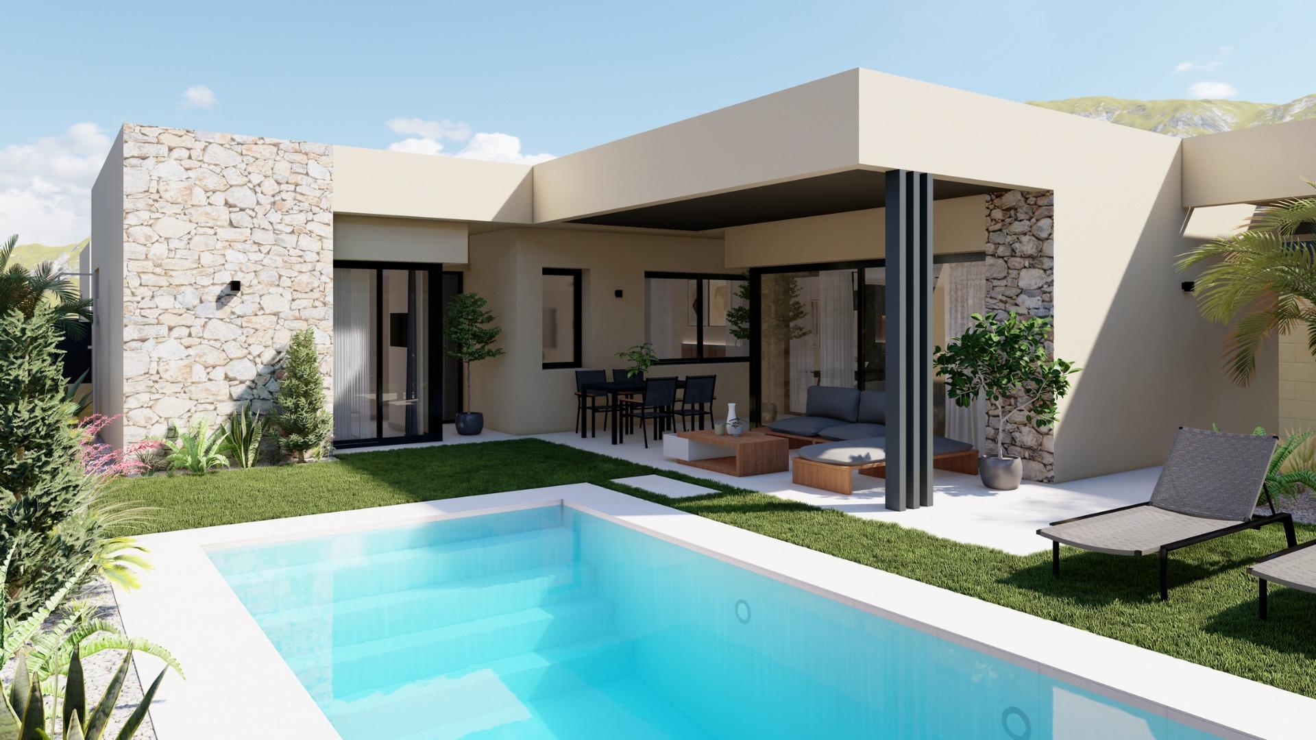 4-1 NEW BUILD VILLAS IN ALTAONA GOLF RESORT, MURCIA