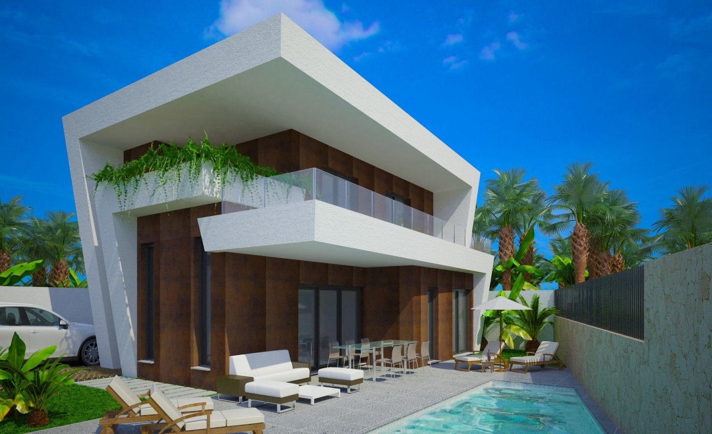 4-1 NEW BUILD MODERN VILLAS IN BENIJOFAR