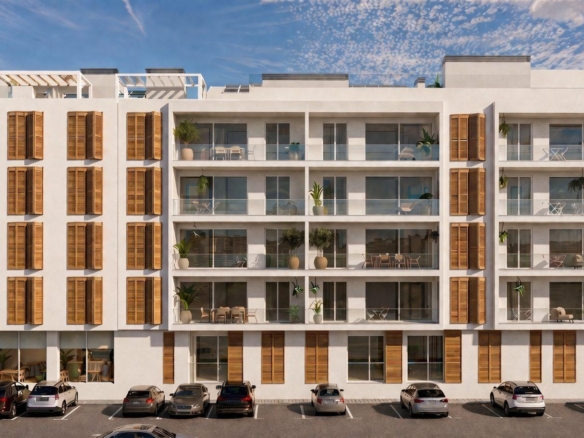 New Build Semi Detached Villas for Sale in Mutxamel with Private Pool and Sea Views