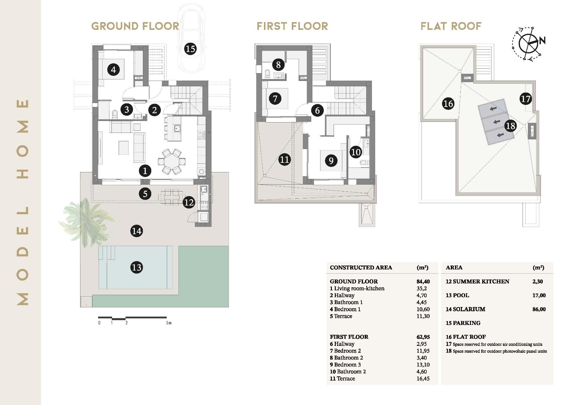 NEW BUILT VILLA ON A FLOOR