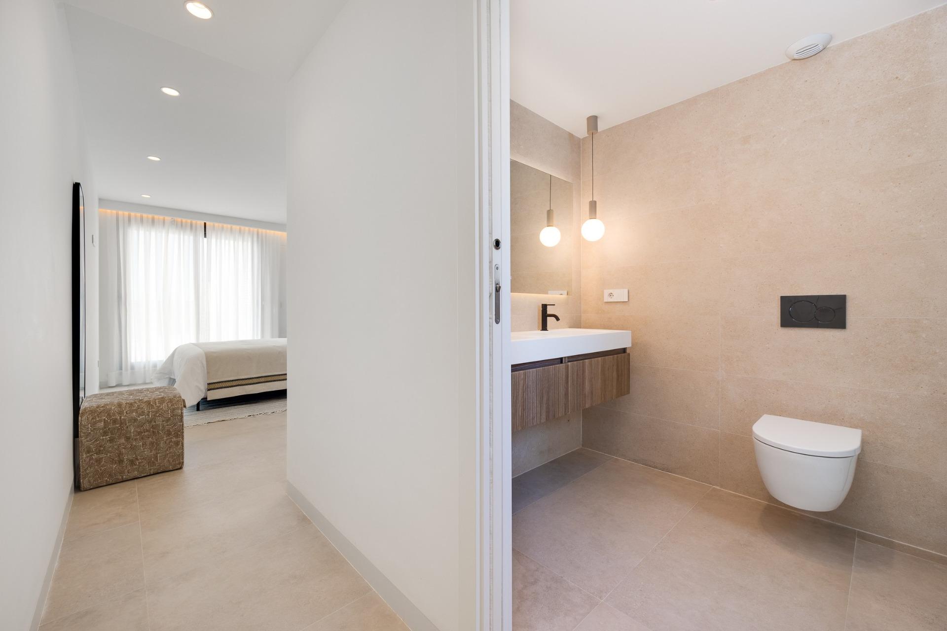 New Build Semi Detached Villas for Sale in Mutxamel with Private Pool and Sea Views