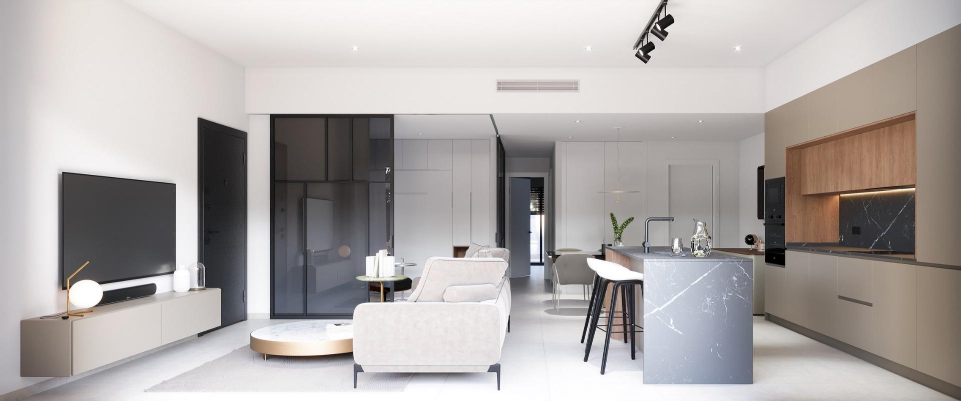 New Build Apartments with Sea Views in Vera Playa, Almería
