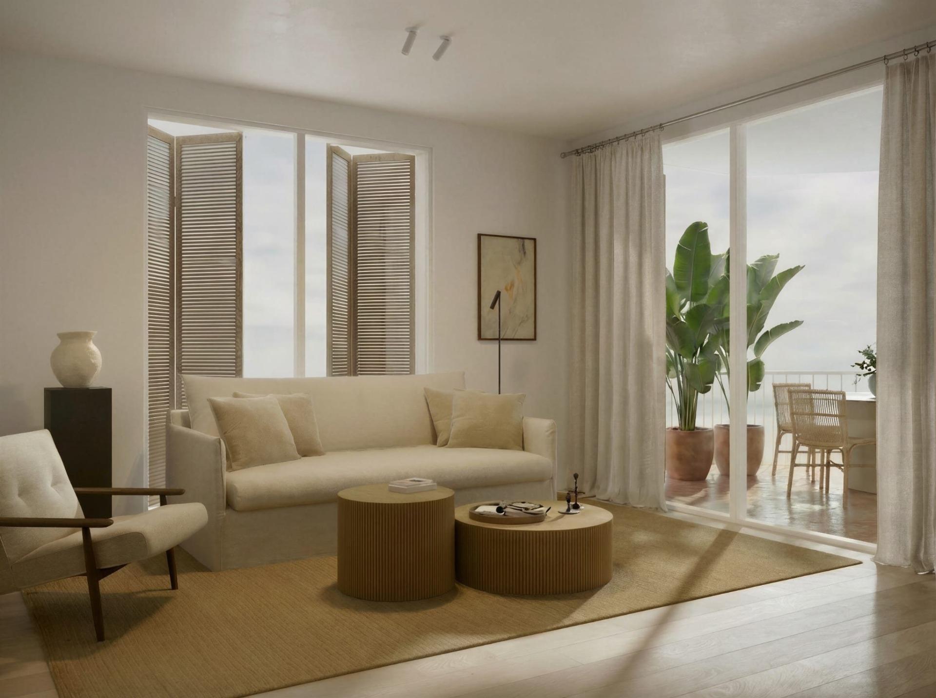 New Build Semi Detached Villas for Sale in Mutxamel with Private Pool and Sea Views