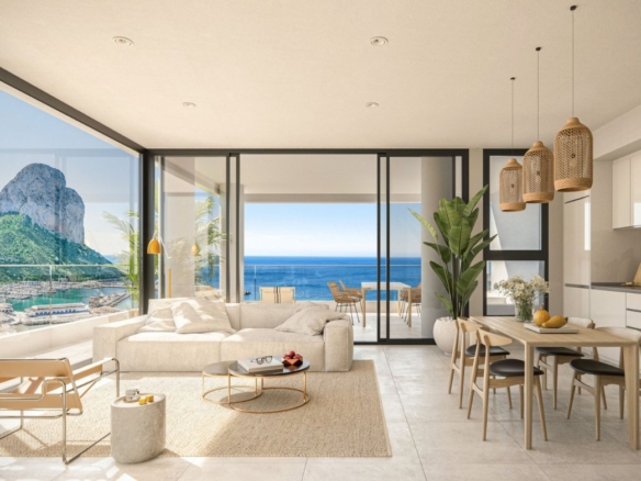 NEW BUILD LUXURY PENTHOUSES WITH THE SEA VIEWS IN CALPE