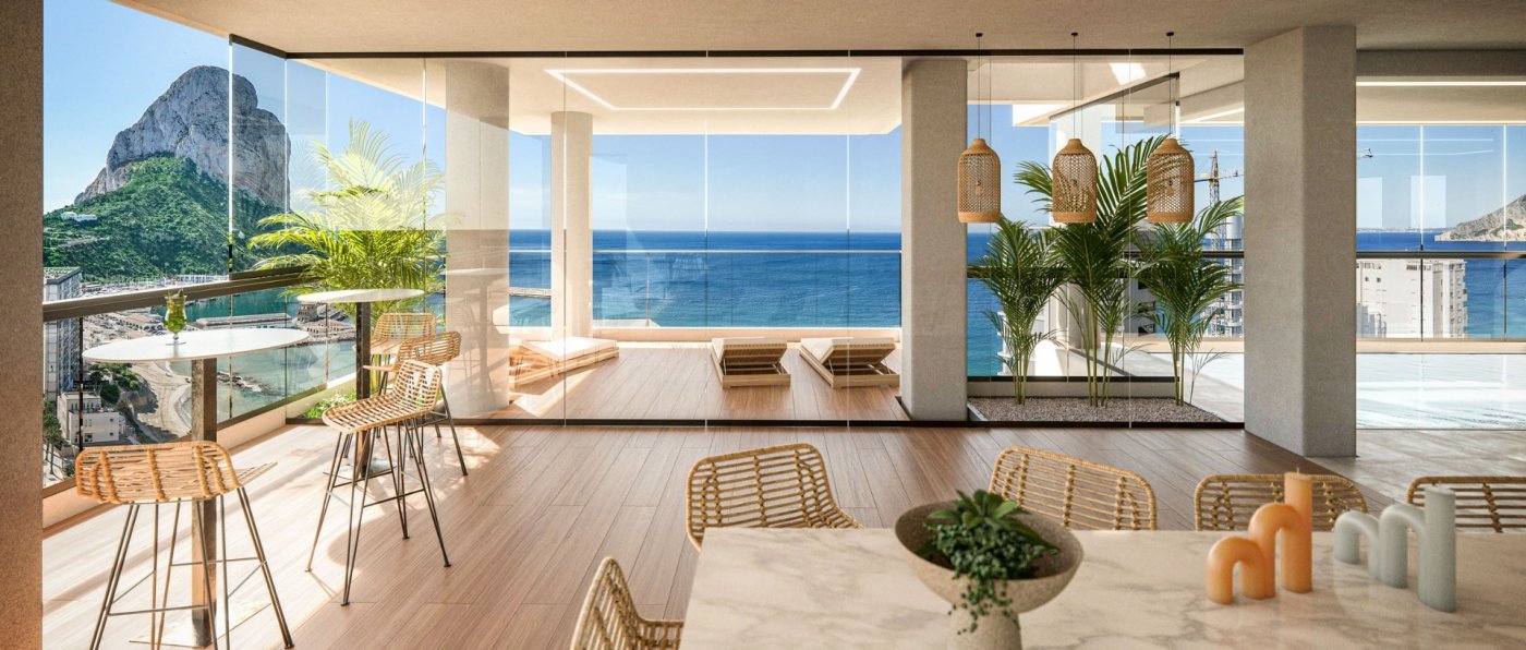 NEW BUILD LUXURY PENTHOUSES WITH THE SEA VIEWS IN CALPE