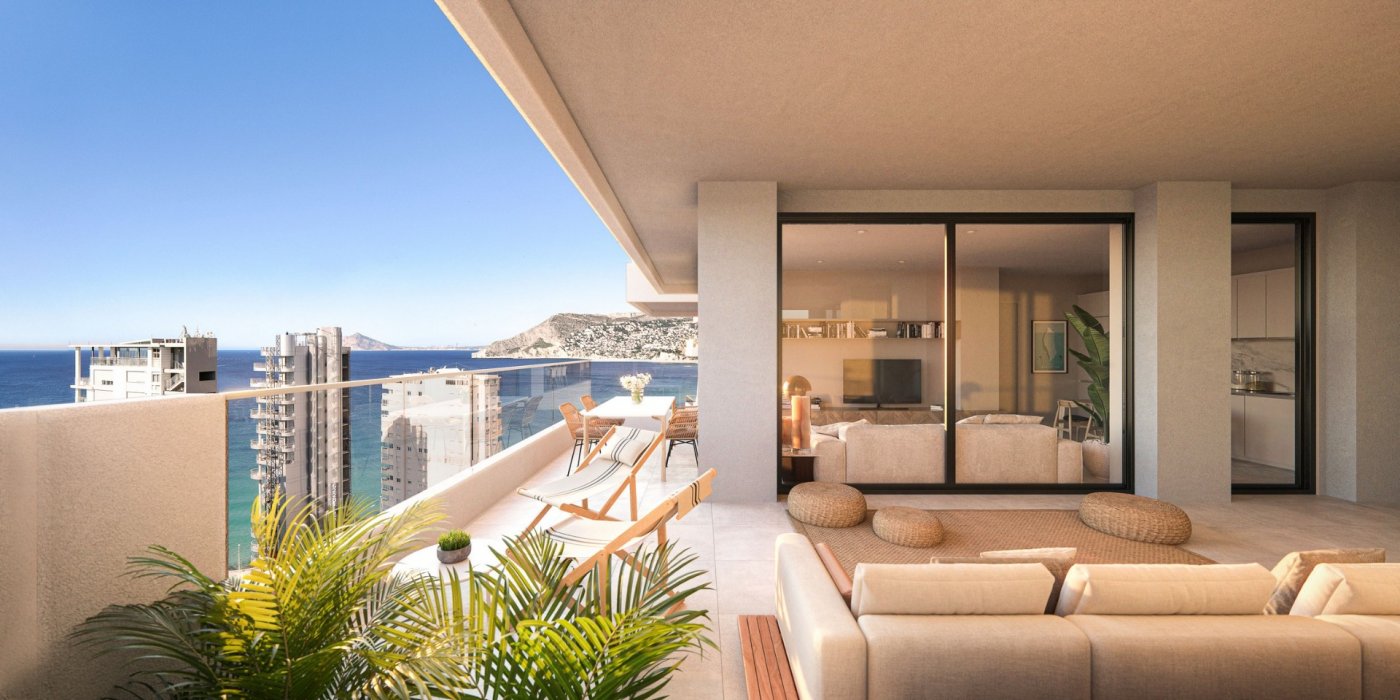 NEW BUILD LUXURY PENTHOUSES WITH THE SEA VIEWS IN CALPE
