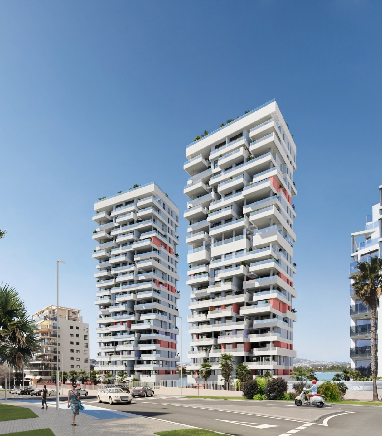 NEW BUILD LUXURY PENTHOUSES WITH THE SEA VIEWS IN CALPE